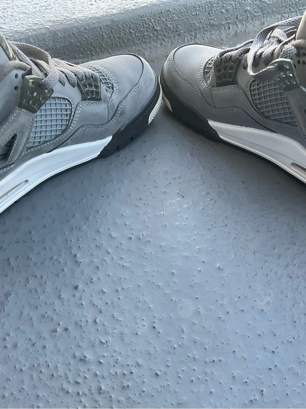 Nike Air Jordan 4 Retro Cool Grey Chrome Dark Charcoal size 7